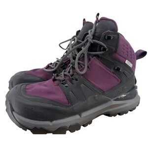 Altra Tushar Waterproof Hiking Boots Women's Purple‎ Black Mid Top Size US 9